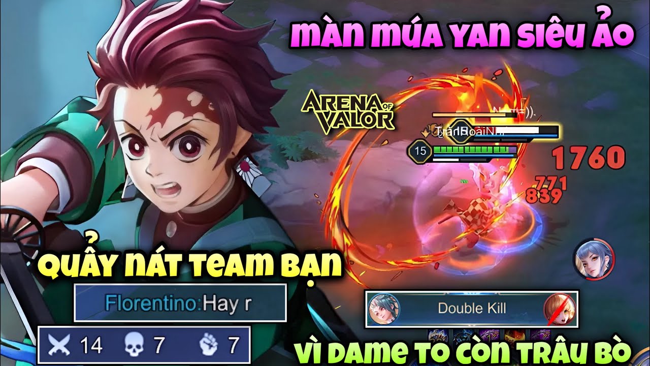 Màn Múa Yan Nát Team Bạn Vì Quá Khoẻ “ Dame To + Quá Trâu “ Khiến AD Team Bạn Không Được Chơi NTN