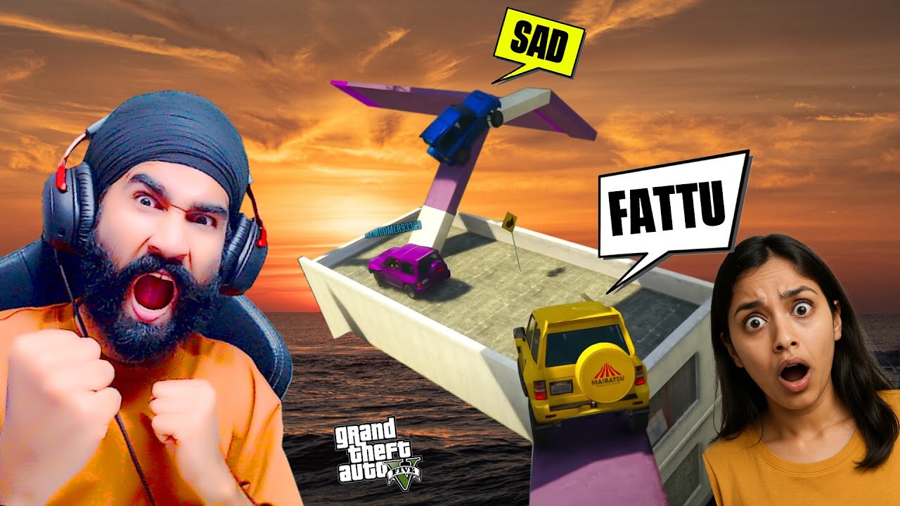 CRAZY GTA 5 RACE I HAVE PLAYED – ONLY 1% CAN FEEL IT! 😂