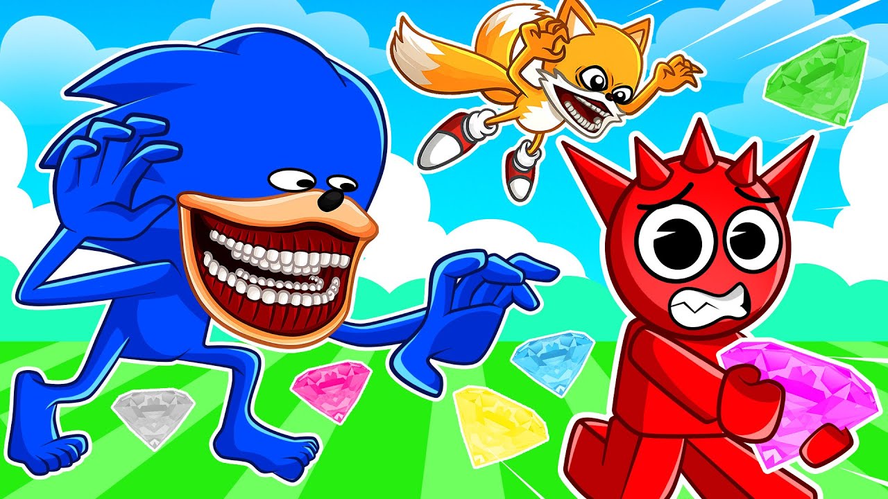 Eu roubei as ESMERALDAS DO SHIN SONIC no Roblox!!