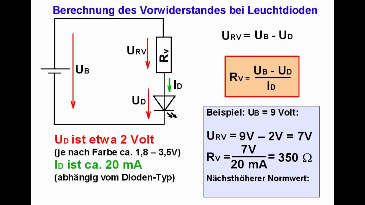 ELEKTRONIK-TUTORIAL 07: Leuchtdioden, LEDs
