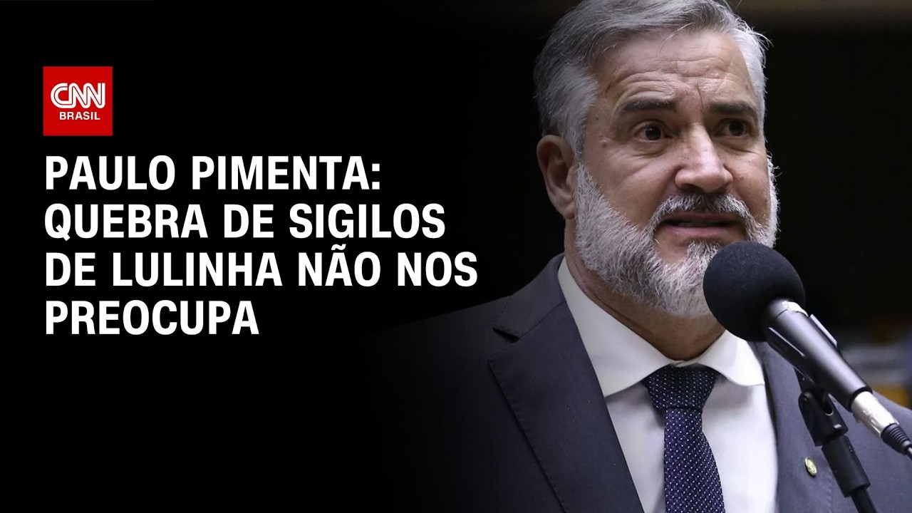 CPMI do INSS: Não existe nenhum documento que mencione Lulinha, diz Paulo Pimenta à CNN | CNN 360º