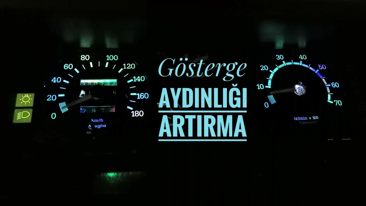 Gösterge Aydınlığı Artırma | Fransız Kasa R9 Broadway