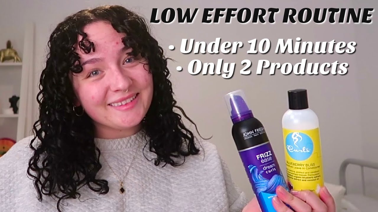Let Me DE-INFLUENCE You - Low Effort Curly Hair Routine Using TWO Products (under 10 minutes!)