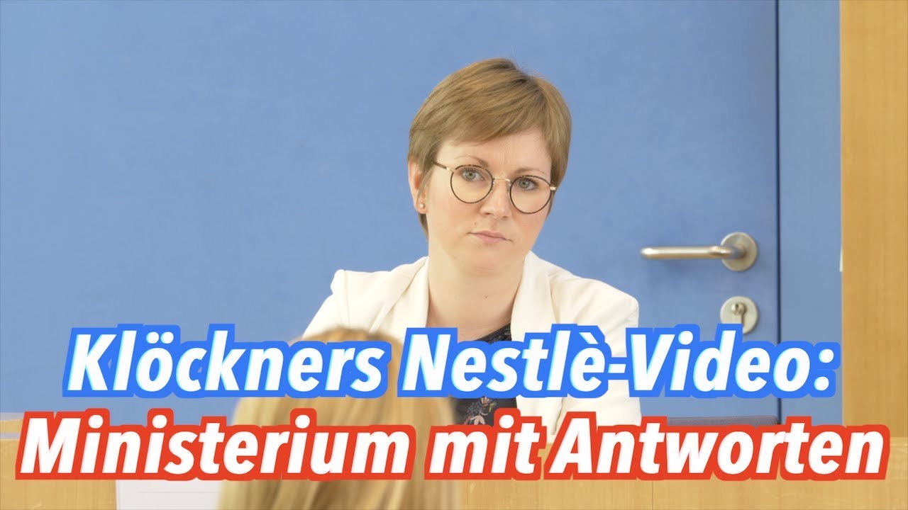 Klöckners Werbevideo für Nestlé: Was hat sich die Ernährungsministerin dabei gedacht?