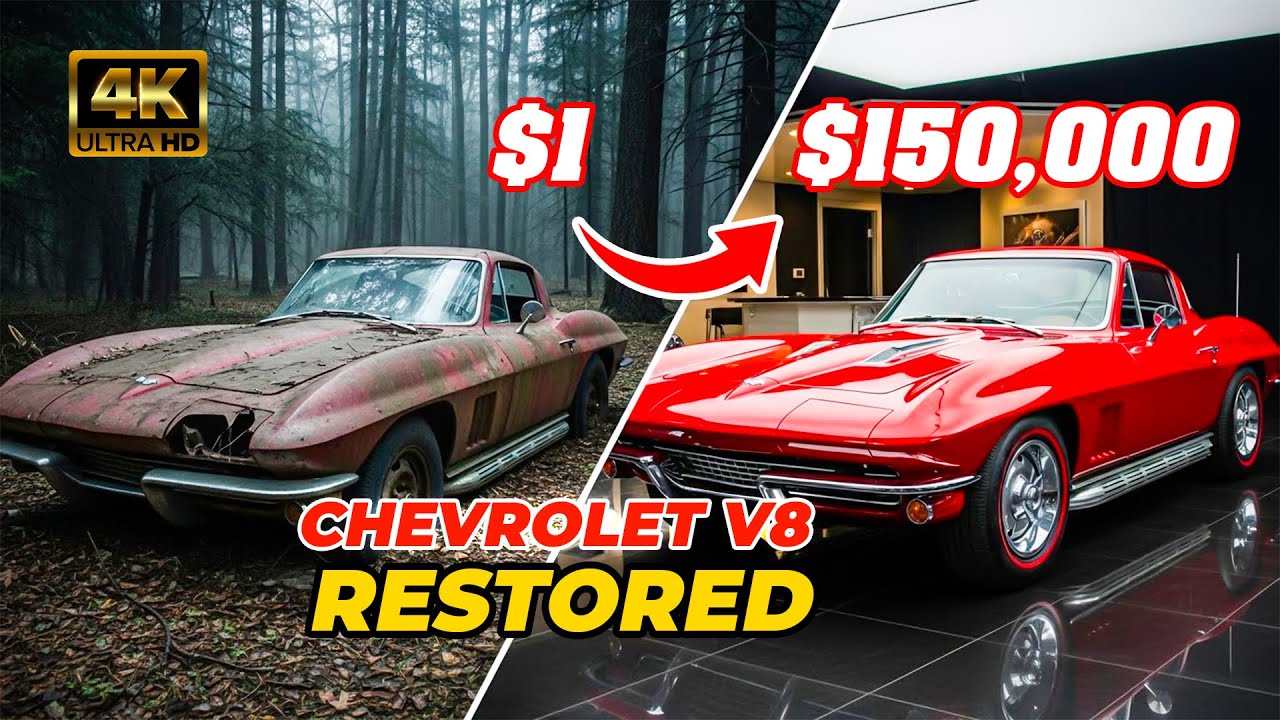 I Paid $1 for This Corvette… The Ending Is INSANE 😳#beforeandafter #shorts #titanic #titanicmovie