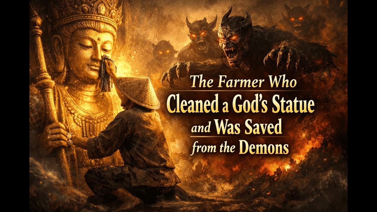 The Farmer Who Cleaned a God’s Statue and Was Saved from the Demons