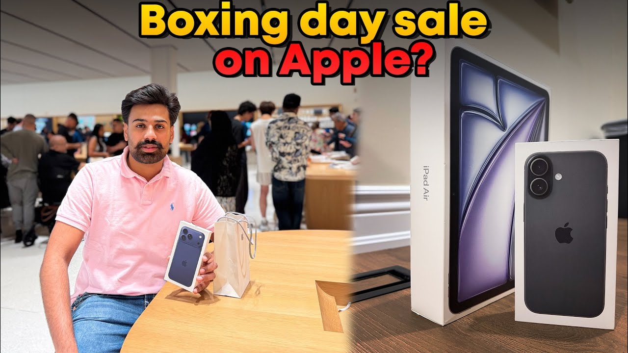 India Toh Adhe Rate ch Apple Products on Boxing Day / iPhone 17 pro Max / iPhone 17 / iPad Air M3