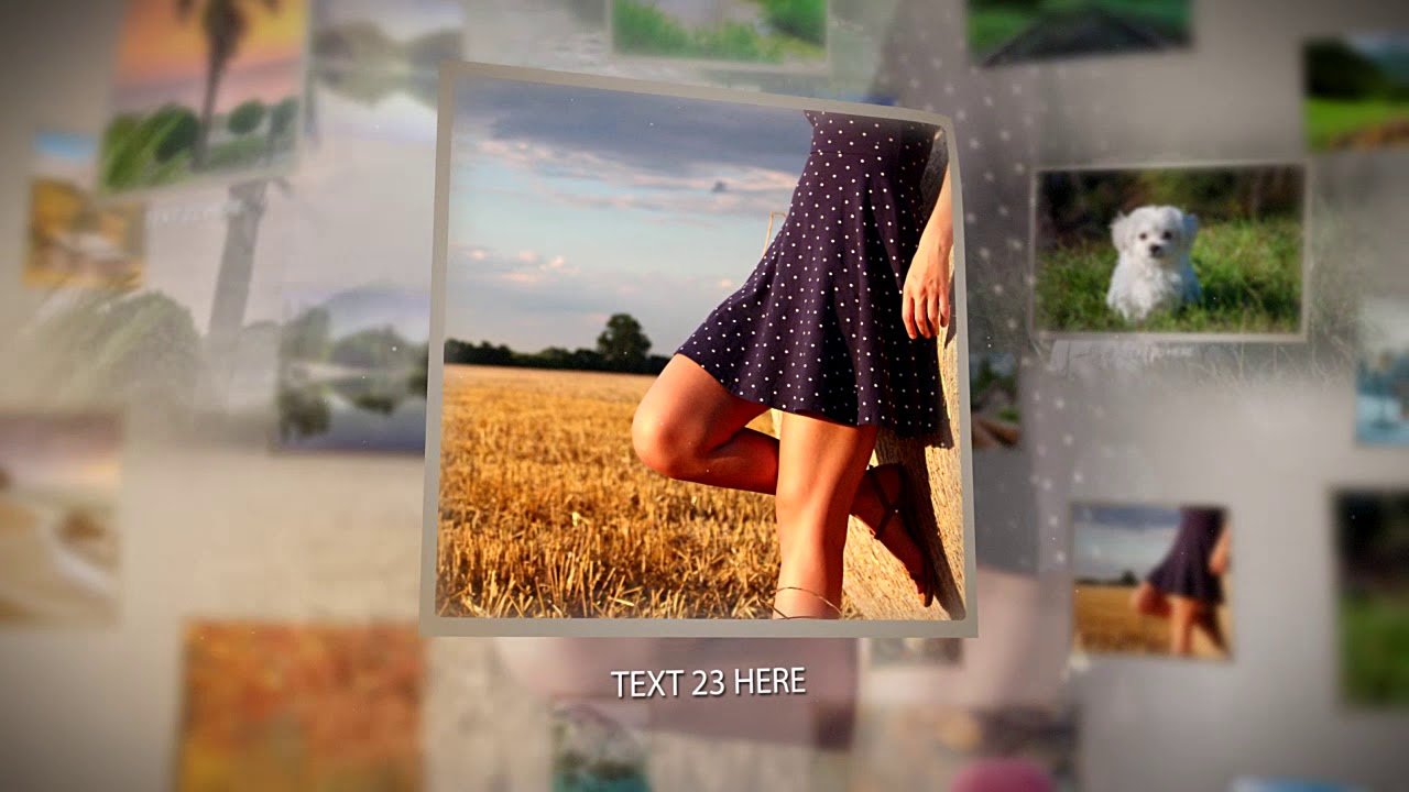 Free After Effects project template - PHOTO slideshow