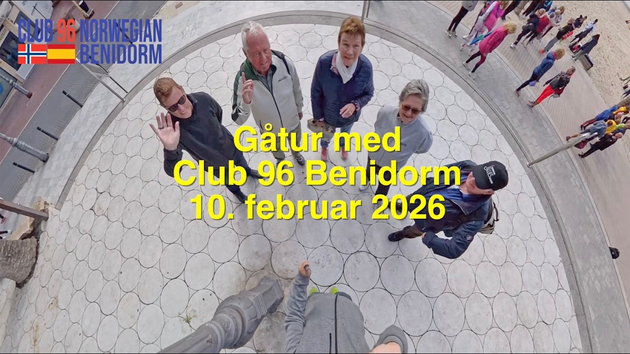 Gåtur med Club 96 i Benidorm