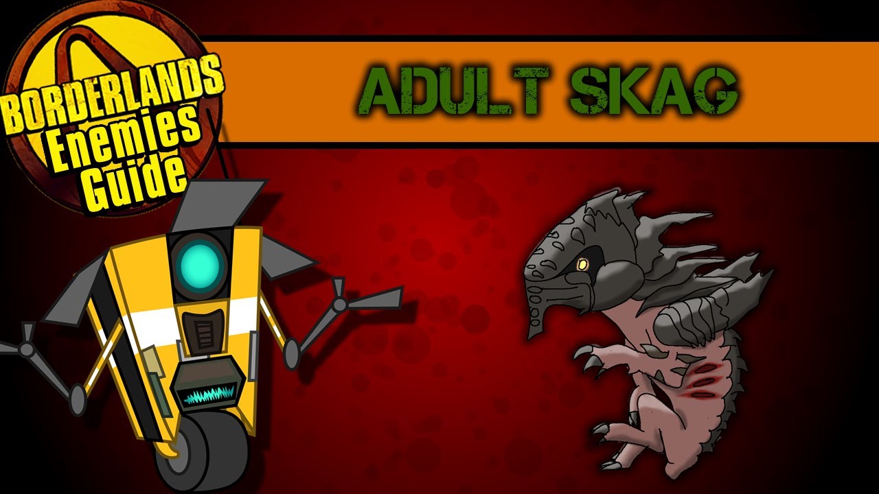 Borderlands: SKAGS / *Adult Skag* Enemies Guide!