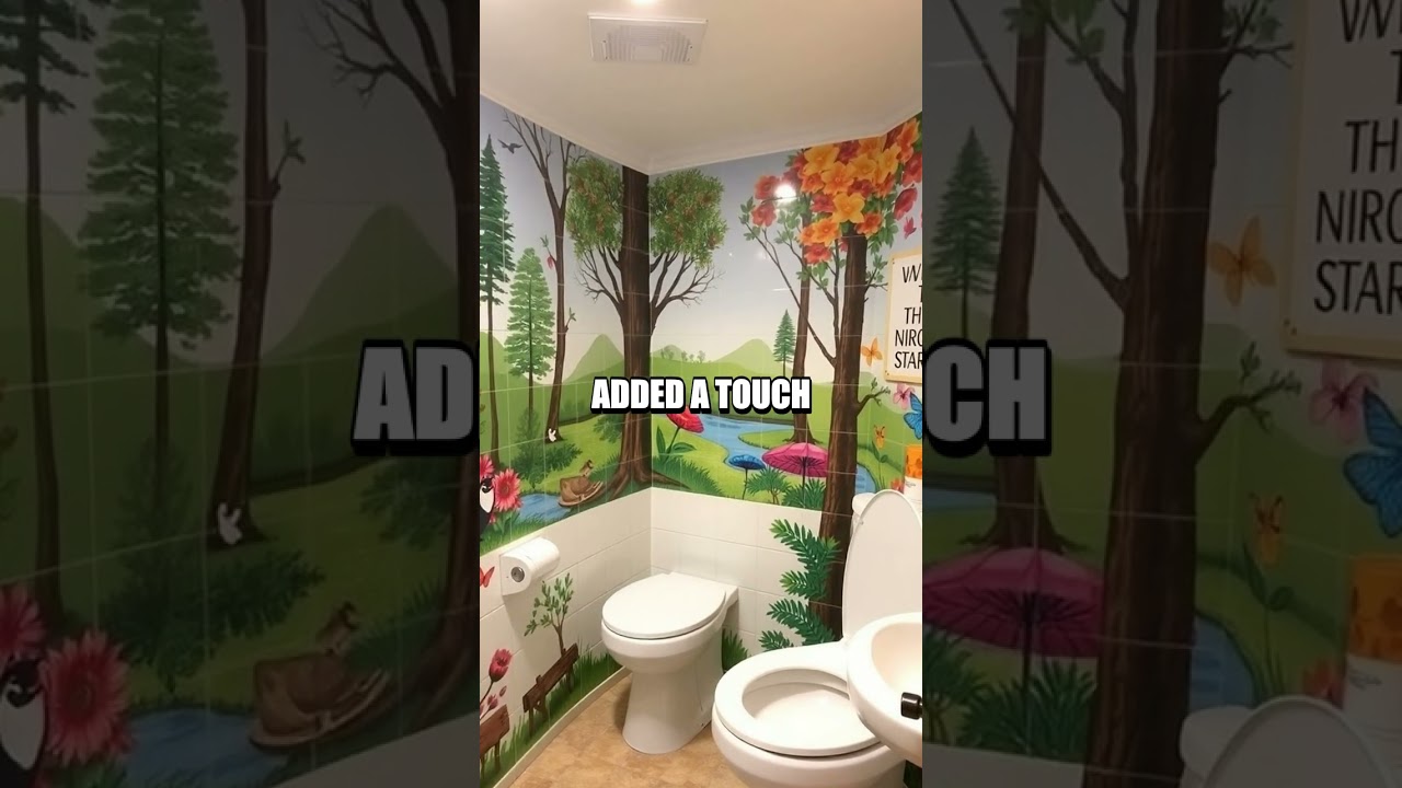 The Hilarious Makeover of the Dreaded Park Restroom