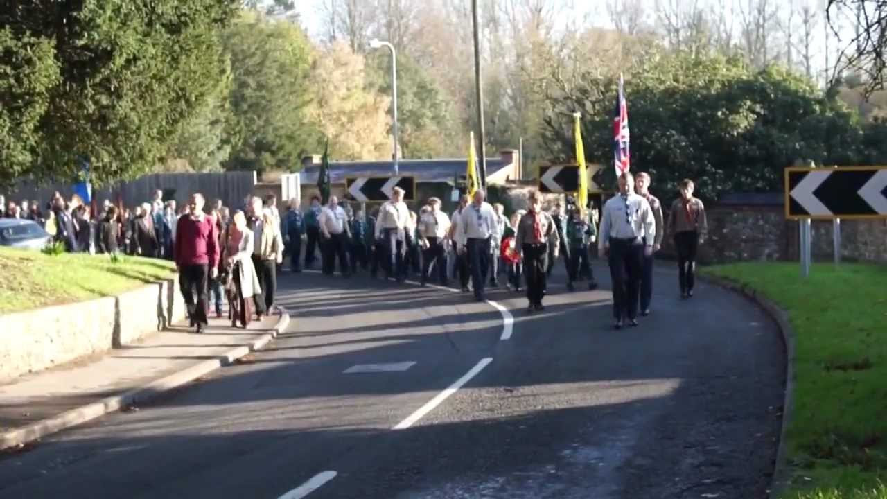 Remembrance Sunday Parade and Service 2011 in Whitchurch, Hampshire