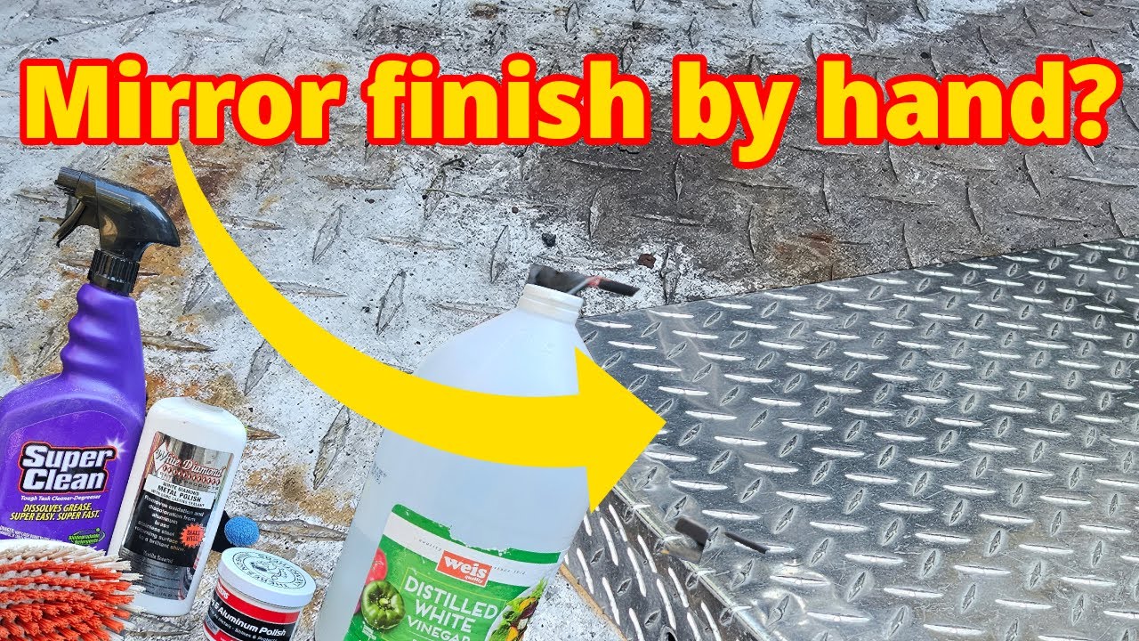 How to CLEAN & POLISH ALUMINUM by hand (NO ROTARY MACHINE!)