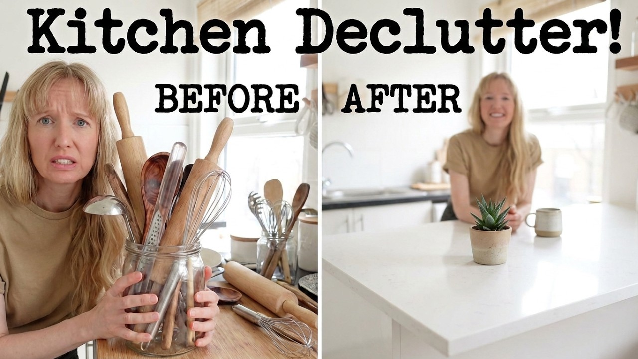 GETTING RID of EVERYTHING I OWN | EXTREME MINIMALIST KITCHEN