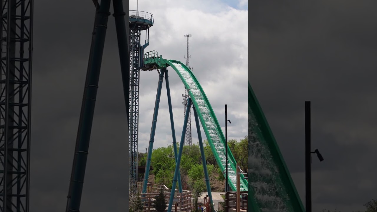 World's Steepest Log Flume | Catapult Falls at SeaWorld San Antonio