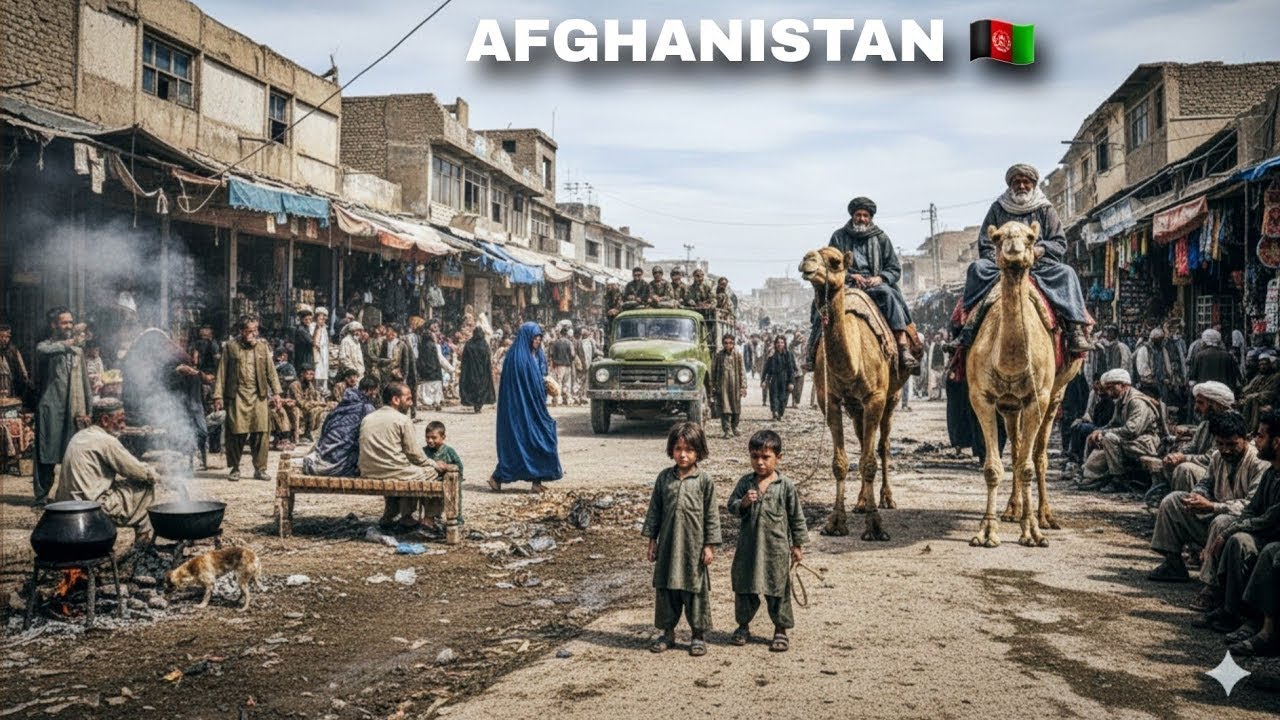 Kabul city, Afghanistan - 4K Walking Tour - T@liban controlled Afghanistan