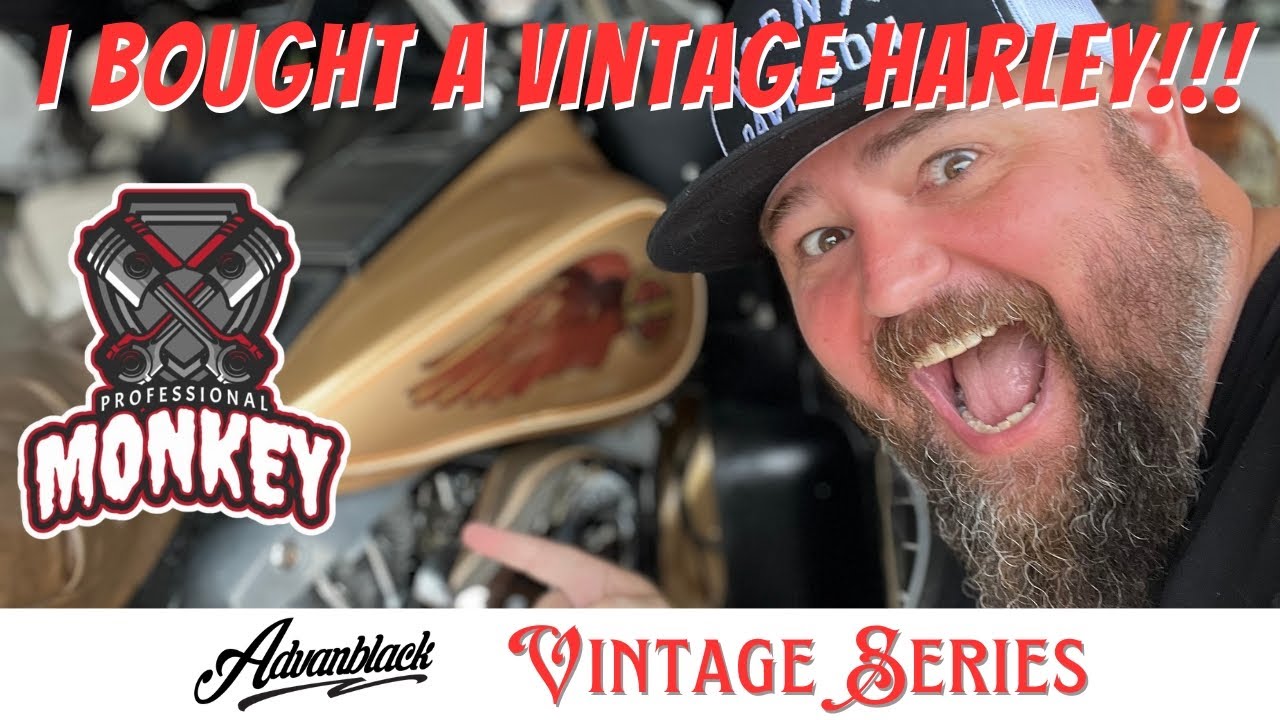 I bought a vintage Harley Davidson! The FIRST EVER ROAD GLIDE!