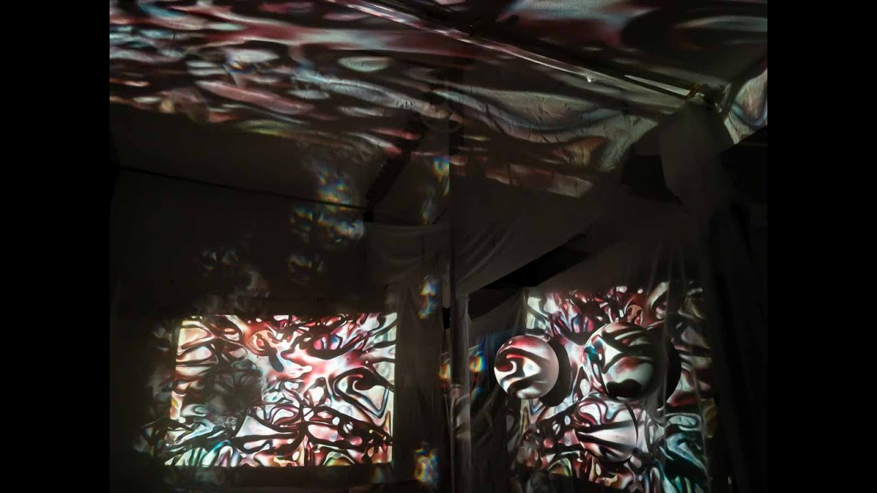 mikrolux lichtspiele diaprojektion in der faerberei in muenchen