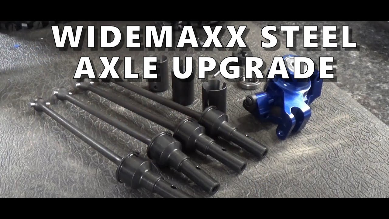 HOW TO: Install Steel Drive Shafts On TRAXXAS MAXX. STEP BY STEP.