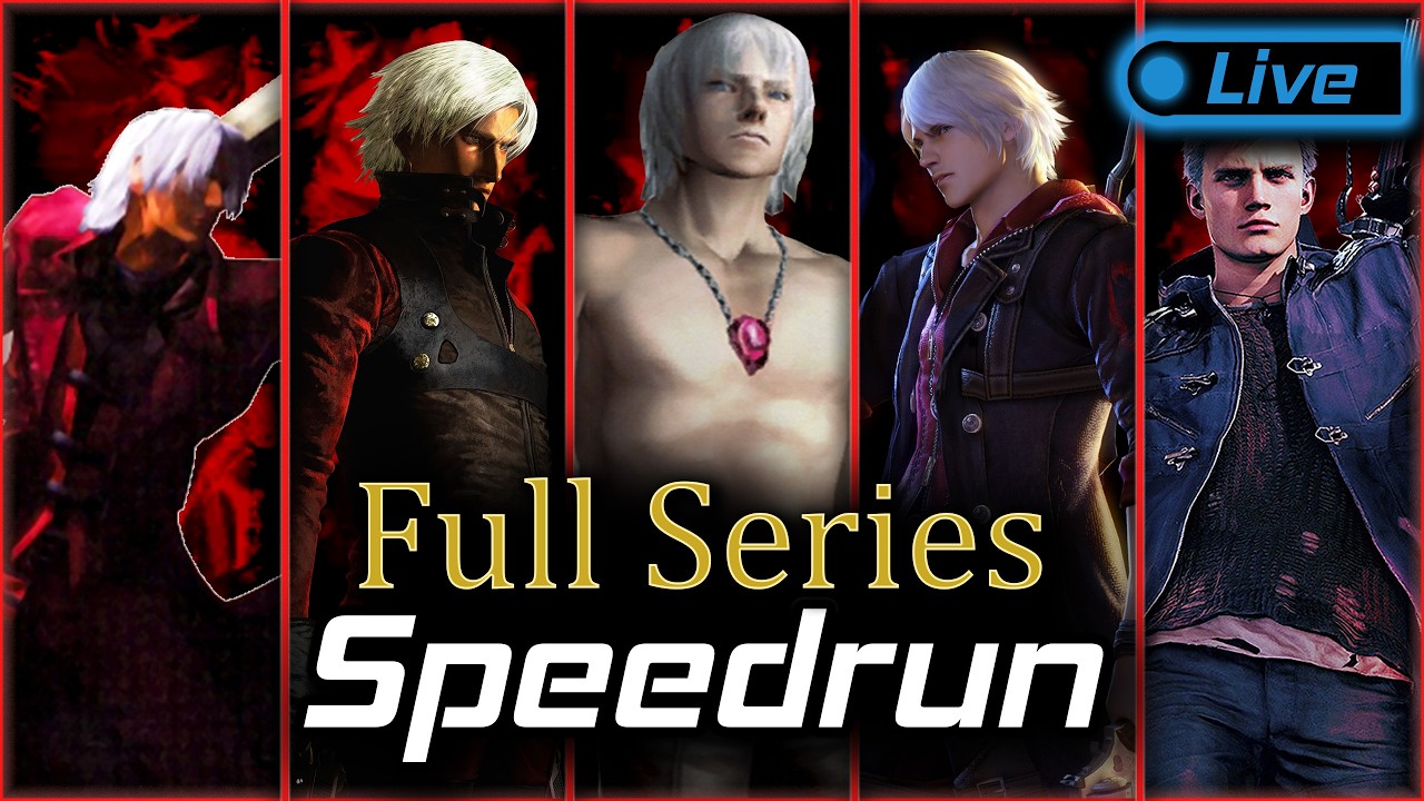 BIRTHDAY STREAM! DMC Main Series World Record Speedruns| !DemonPrix Week 3 | !BDAY