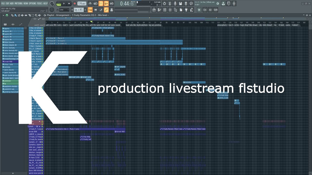 [EXTREME LAG WARNING] working on (one of) my new EP(s) stream 2022-07-15