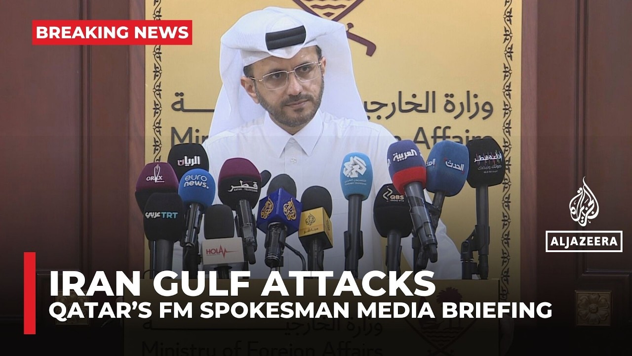 Qatar’s FM spokesman says Iran needs to stop attacks so diplomatic resolution can be found