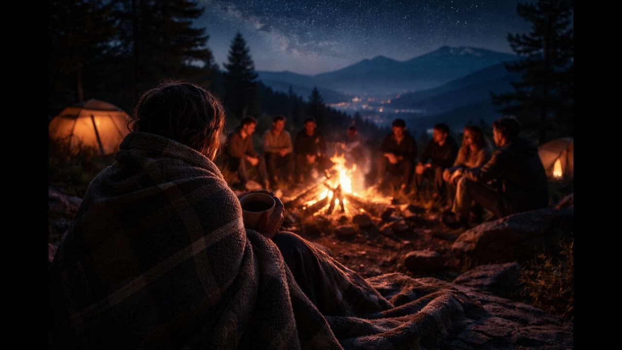 Fall Asleep Fast | Camping With Friends at Night 🔥 | Deep Sleep Story