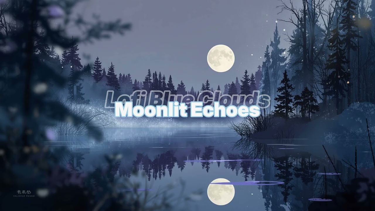 Lofi Blue Clouds - Moonlit Echoes | 90's Enjoy Relax Study Music