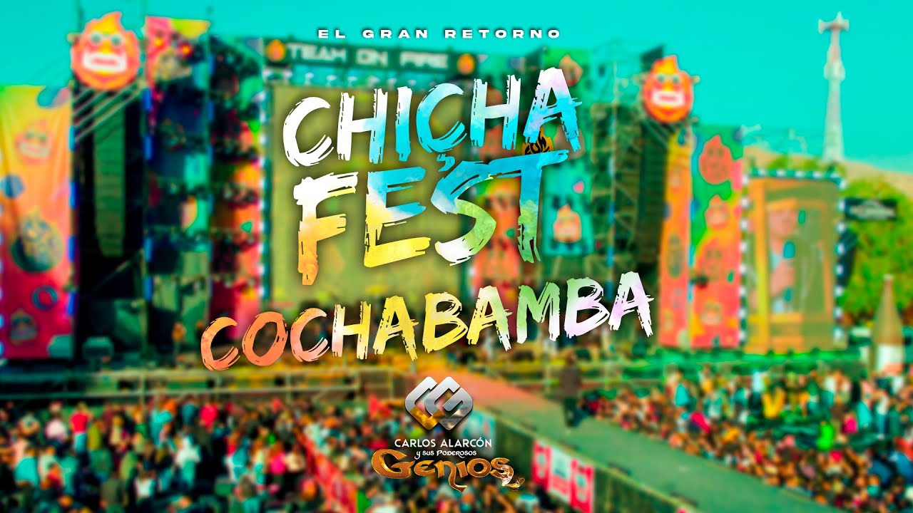♫ Concierto Completo - Carlos Alarcón y Los Genios 🔥 Chicha Fest Cochabamba (2023) ✨