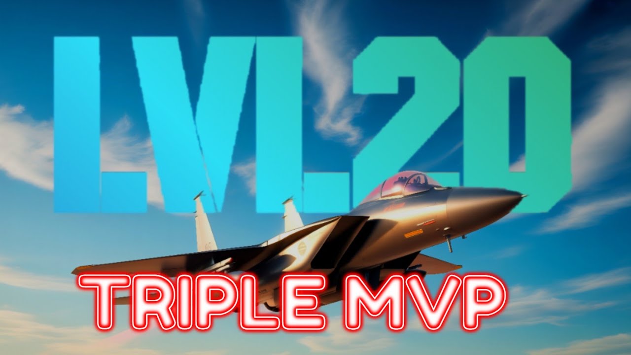 Triple MVPs in the F15 Eagle - Air Superiority Gameplay