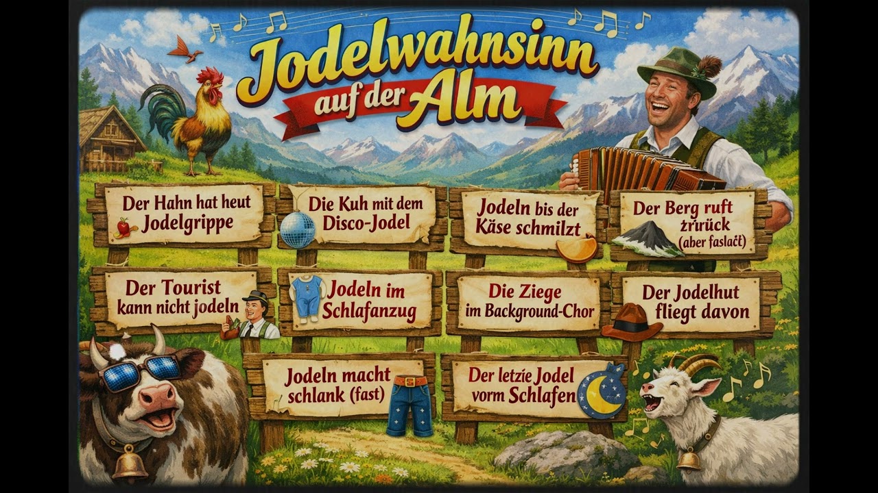 Jodelwahnsinn auf der Alm - Jodel Album (AI)