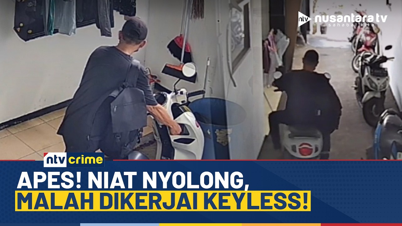 Aksi Pencurian Sepeda Motor di Jakarta Timur Berhasil Digagalkan Fitur Keamanan | NTV CRIME