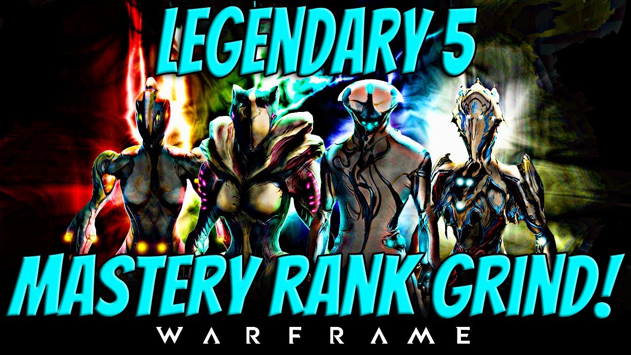 Legendary 6 Mastery Rank Grind! (Warframe Livestream)