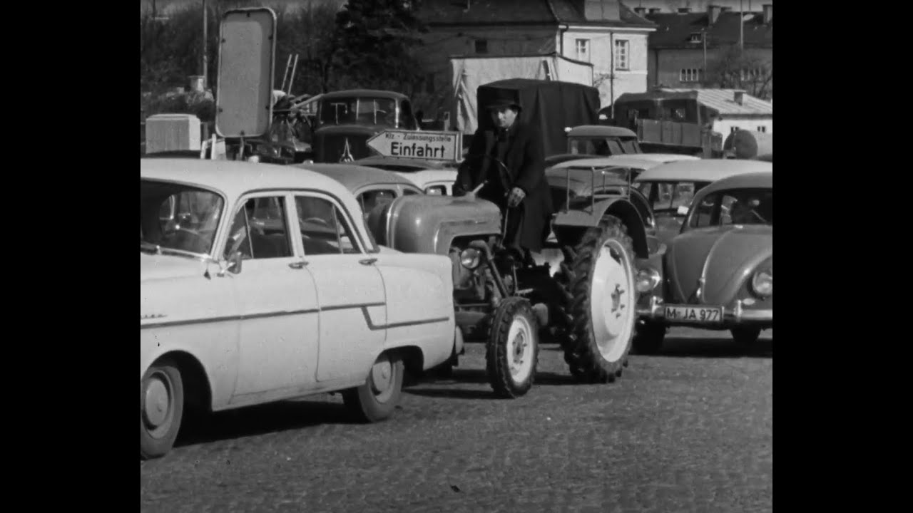 Historischer Bericht 1961 : Auto Zulassungsbehörde München und TÜV (Oldtimer 60er)