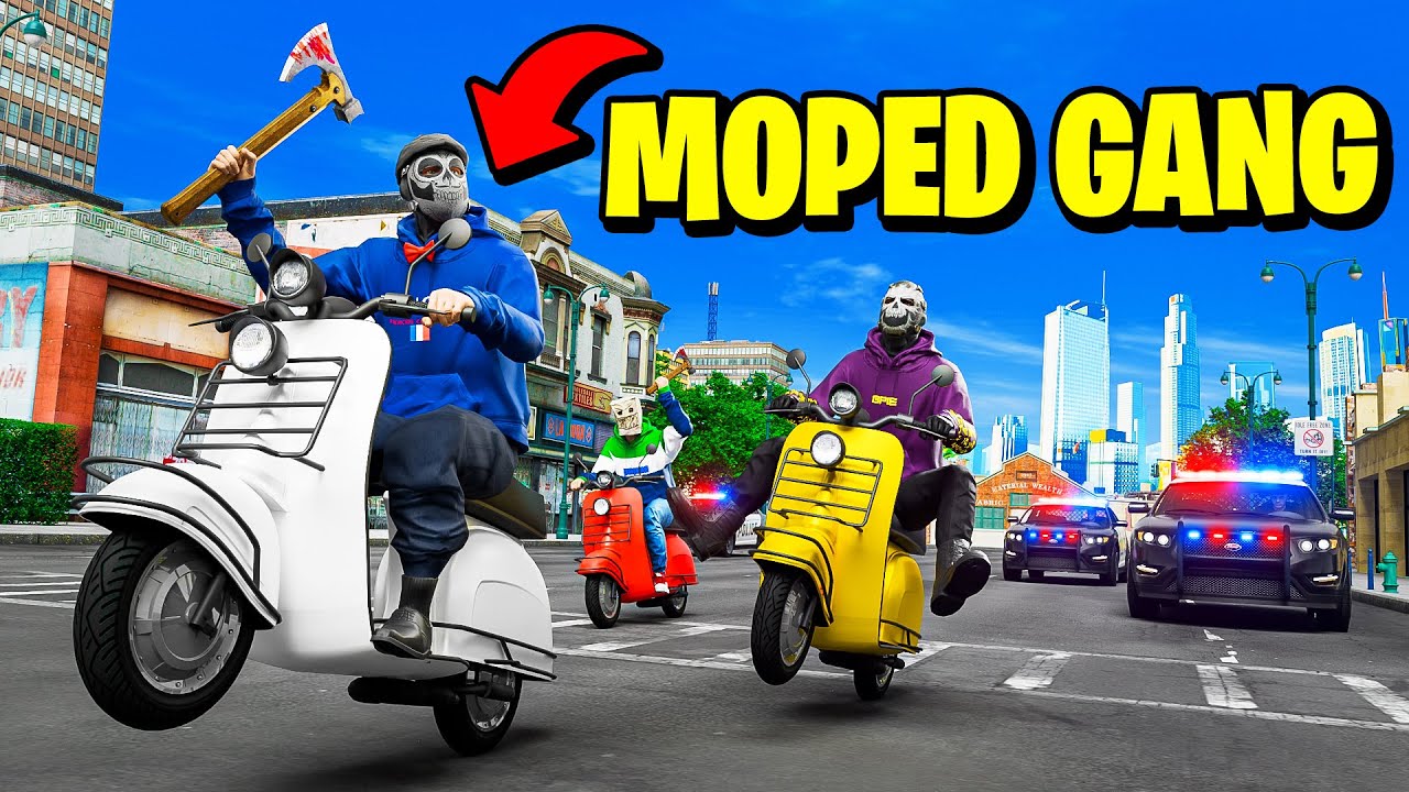 Moped Gang in GTA V RP