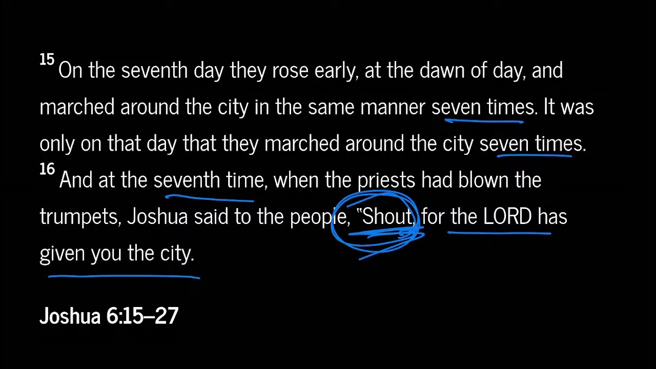 Joshua 6:15-27 (November 20, 2025) Morning Devotional