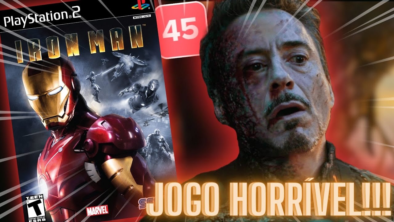 O HORRÍVEL jogo do HOMEM DE FERRO de PS2
