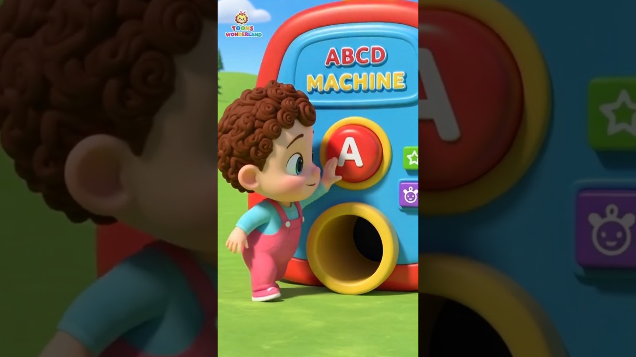 ABC Song for Kids (A-D) | Fun Alphabet Nursery Rhyme | ABCD Learning Song #abcd #kidssongs #shorts