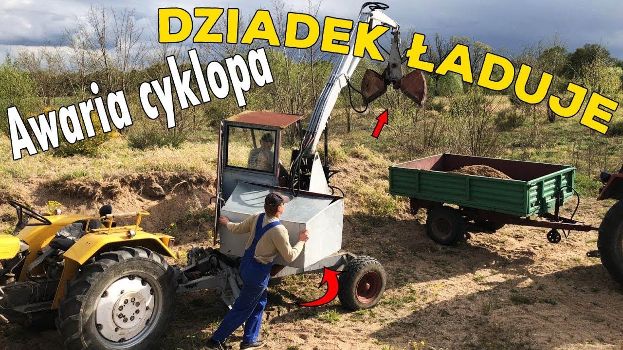 ⚠️Awaria Cyklopa⚠️ | Dziadek w akcji | Ursus C - 330 | Cyklop T-214 | Ursus C - 385