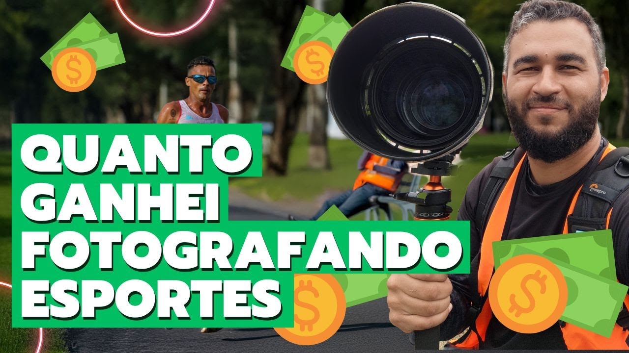 Renda Extra com Fotografia - 30 DIAS FOTOGRAFANDO CORRIDAS - Valores Que Ganhei Nesse Periodo