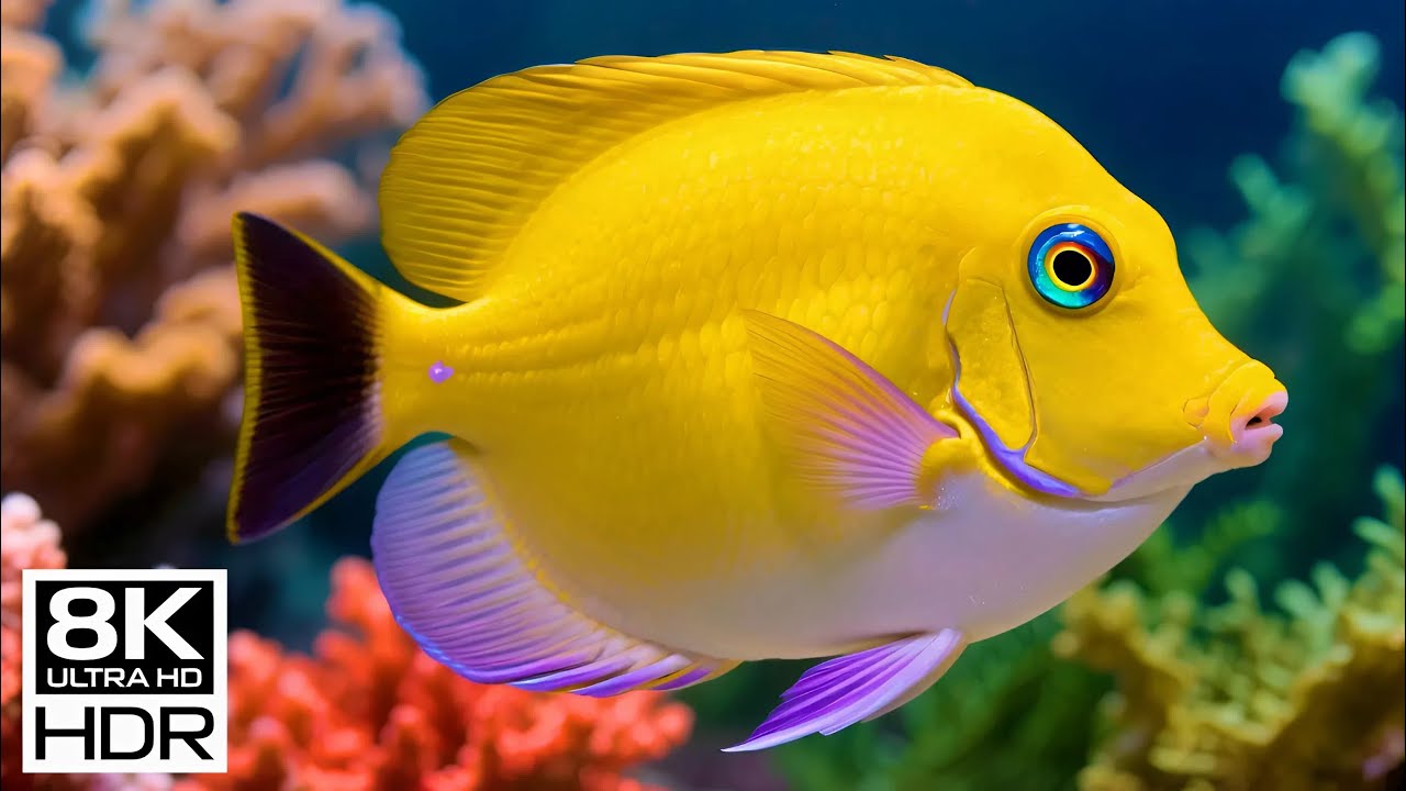🐠 8K Ultra HD | Beneath the Ocean Aquarium – Exploring the World Below