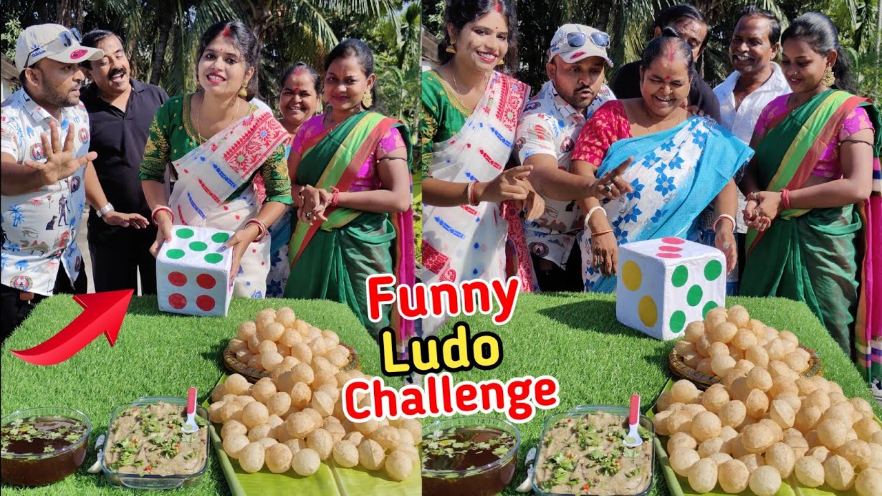 Ludo Flip Fuchka Funny Challenge Video 😂