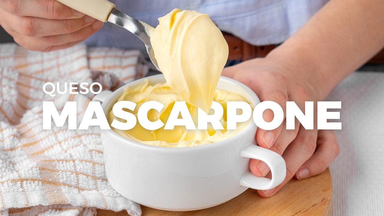 Queso Mascarpone Casero | Con Solo 2 Ingredientes
