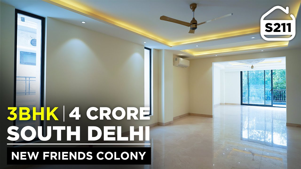 PARK FACING 3 BHK Flat for sale in NEW FRIENDS COLONY - SOUTH DELHI | Flats for sale | BRS SHOW S211