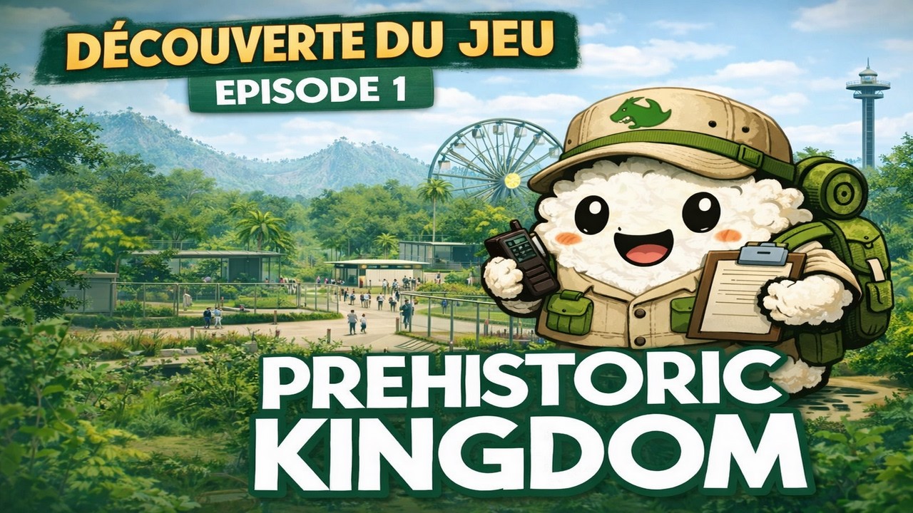 PREHISTORIC KINGDOM Découverte du jeu  EP1 l'entrée du parc