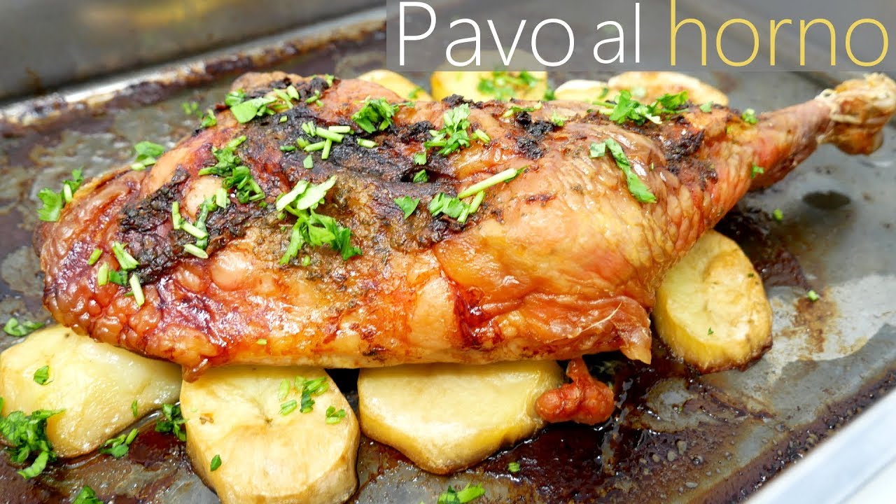 Pierna de PAVO al HORNO 🍗 🦚 (Receta fácil jugosa y DELICIOSA)🍗 🦚