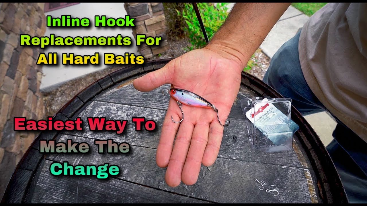 Inline Hook Replacements For All Hard Baits - Flats Class YouTube