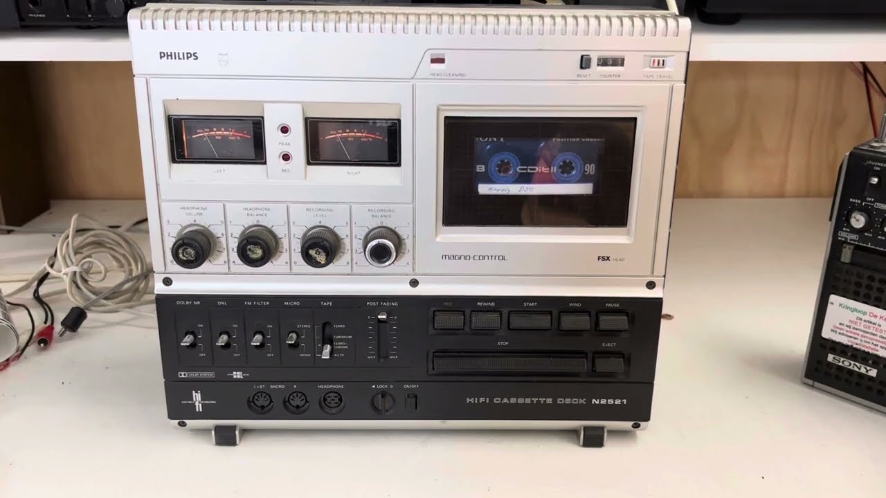Philips N2521 Hifi Cassette Deck