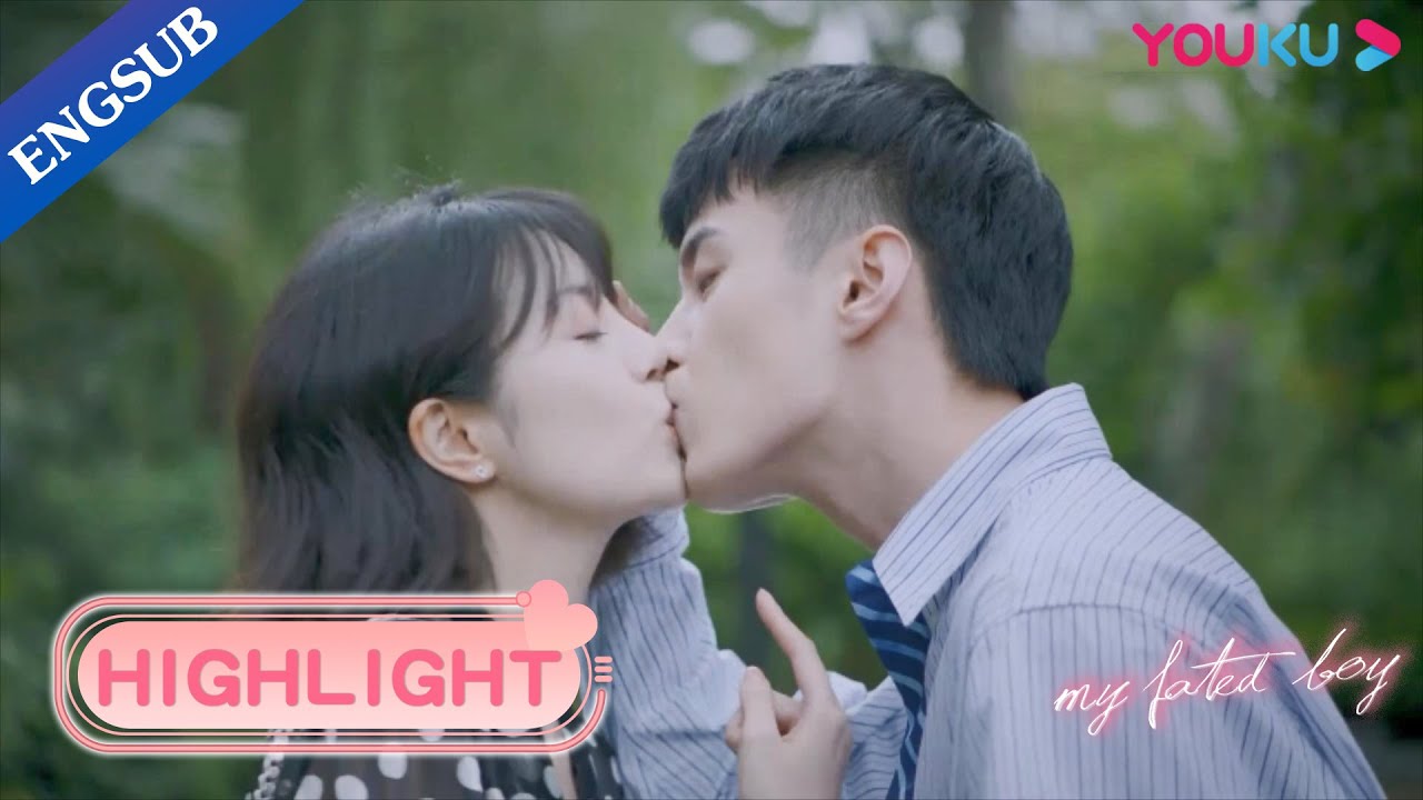Lin Yang let Lu Zheng'an kiss her in public to dare her love rival | My Fated Boy | YOUKU