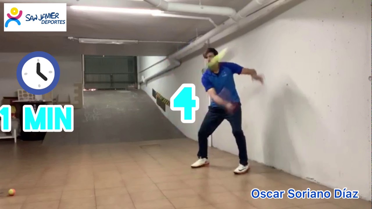 RETO RAQUETA, PELOTA Y PARED (Nivel 3)